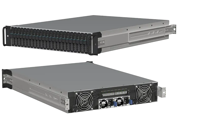 Now modified for 24 removable NVMe drives, SFP+ fiber controller, hot-swap power and hot-swap fans